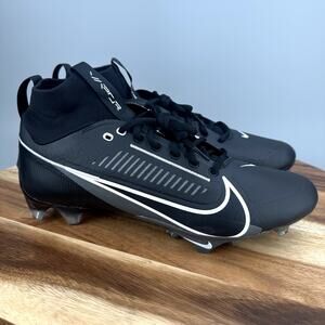 Nike Vapor Edge Pro 360 2 Black Iron Men's Size 10.5 Football Cleats DA5456-010